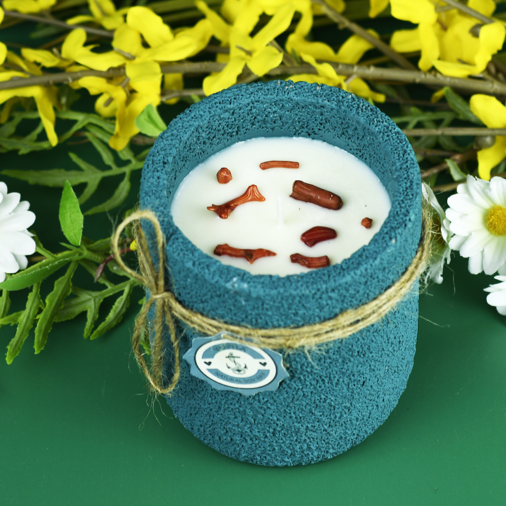 Cement candle